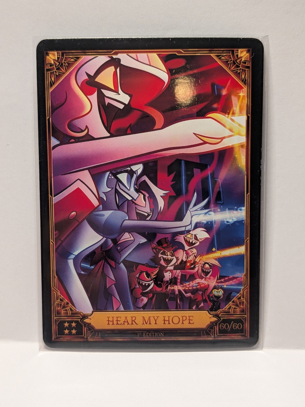 Hazbin Hotel 1st Edition Trading Card Hear My Hope 60/60 NF Season 2